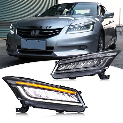 Conjunto de faros delanteros LED para Honda Accord 2008-2012 sedán touring Foto 1 de 4