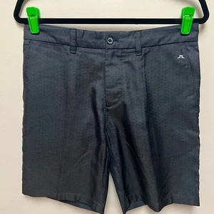 J Lindeberg Golf Shorts Mens 30 Navy Blue Striped Performance Premium Active - Picture 1 of 8