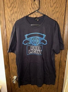 T-Shirt Bud Light. Größe: XL. Farbe: Marineblau - Bild 1 von 2