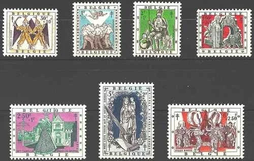 Timbres Belgique 1039/1045 ** (64714DH) - cote : 14,10 € - Photo 1/1