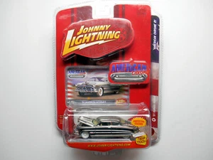 JOHNNY LIGHTNING CHROME 1951 HUDSON HORNET PROTOTYPE CHASSIS WHITE LIGHTNING  - Picture 1 of 3
