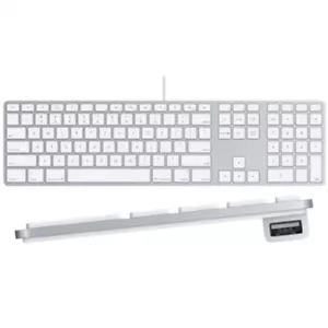 ORIGINAL APPLE A1243 KABELGEBUNDENE USB-TASTATUR (2. GEN) ULTRADÜNNES ALUMINIUMGEHÄUSE UK - Bild 1 von 8