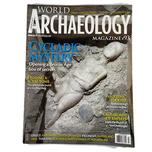 World Archaeology Magazine Feb Mar 2019 History Cycladic Bronze Age Neolithic - Imagen 1 de 2