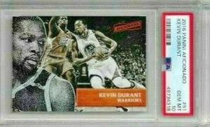 2016 Panini Aficionado Kevin Durant PSA 10 - Picture 1 of 2