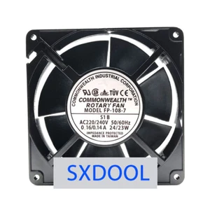 FP-108-7 12738 AC220V 127mm 12,7cm 220V Roulement à billes 127X127X38mm Boîtier Ventilateur - Photo 1/4