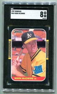 1987 Donruss Mark Mcgwire Rated Rookie #46 SGC 8 NM-MT - Bild 1 von 2