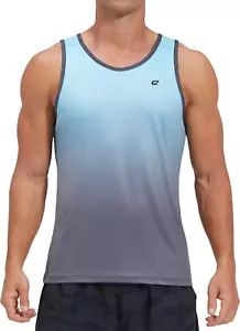 Men'S Tank Tops Quick Dry Workout Swim Beach Shirts Sleeveless Shirts for Bodybu - Picture 1 of 5