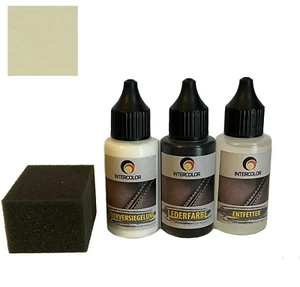 BMW Dakota Elfenbeinweiß Lederfarbe -Auto Reparatur Set für Leder und Kunstleder - Bild 1 von 8