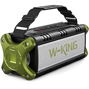 W-KING Bluetooth Speaker Waterproof, 50W Portable Speakers Bluetooth Wireless Lo