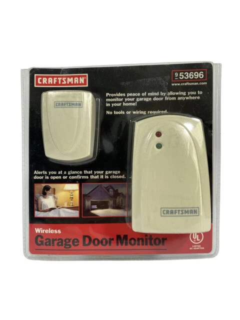 Craftsman 953696 Universal Wireless Garage Door Monitor - White