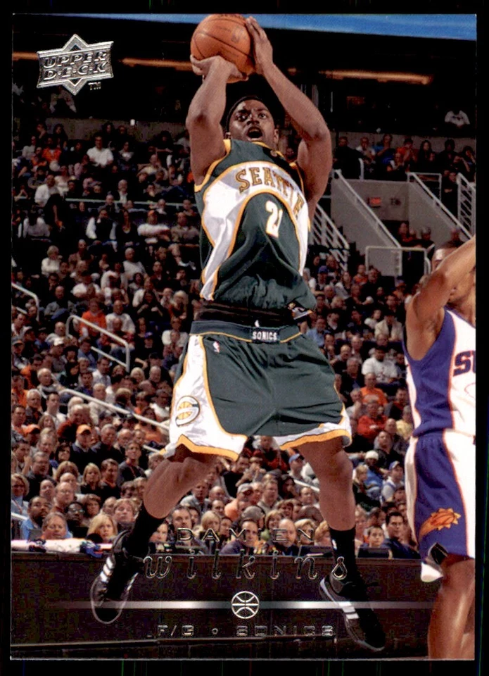 2008-09 Upper Deck Damien Wilkins Basketball cards #175 - Image 1 of 2