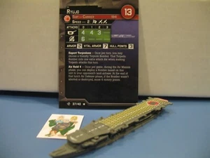 =Axis Allies War at Sea SURFACE ACTION Ryujo 37/40 with card= - Picture 1 of 1