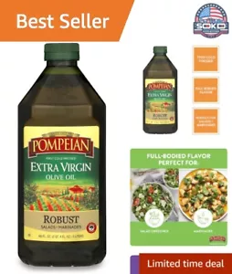 Robust Extra Virgin Olive Oil 68 fl oz - First Cold Pressed, Full-Bodied Flavor - Picture 1 of 11