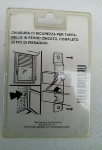 BLOCCA TAPPARELLA PER SERRANDE ANTIFURTO PER TAPPARELLE FERMO DI SICUREZZA - Foto 1 di 2