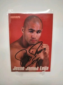 1999 Brown's Boxing Jesse James Leija tarjeta autografiada JSA certificado de autenticidad Buf - Imagen 1 de 2