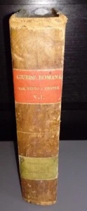 GIURISPRUDENZA ROMANA OSSIA CORPO DEL DIRITTO CIVILE ROMANO VOL.1 - Picture 1 of 1