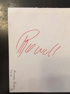 RICARDO POWELL - WEST INDIAN CRICKETER - SIGNED WHITE ALBUM PAGE - Picture 1 of 1