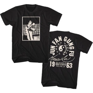 Bruce Lee Martial Arts Legend Jun Fan Gung Fu Locations 1963 Men's T Shirt - Picture 1 of 6