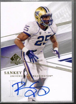 B0926- 2014 SP Authentic Autographs #3 Bishop Sankey C Auto - NM-MT - Image 1 of 2