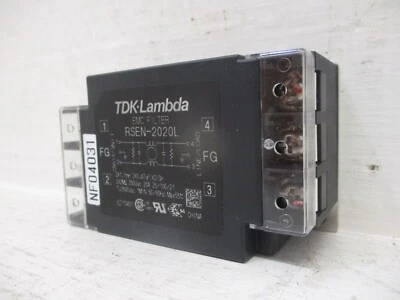 TDK Lambda EMC Filter RSEN-2020L 20 Amp 250 VAC 25/100/21 20A - Image 1 of 4