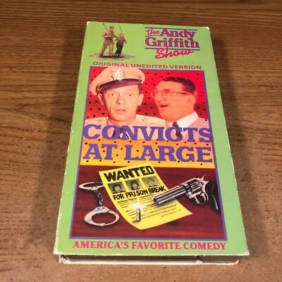 The Andy Griffith Show Convicts At Large  VHS Video Tape Used Don Knotts - Image 1 of 4