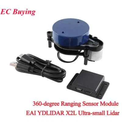 EAI YDLIDAR X2L LIDAR 360 Degree Scanning Laser Radar Sensor Module 8M 3KHz 7hz - Image 1 of 4