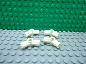 Lego 4 White technic axle and pin connector #4 NEW - Picture 1 of 1