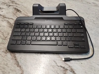 Belkin WIRED KEYBOARD Stand For iPad w/Lightning Connector Model B2B130 (BB) - Image 1 of 3