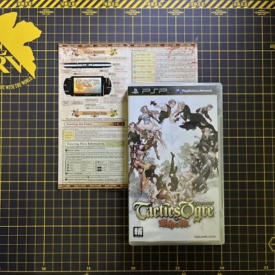 Tactics Ogre Unmei no Wa Sony PSP Games Asia Japanese W/English Op Sheet CIB - Image 1 of 4