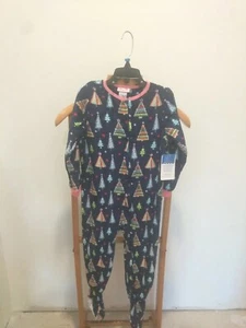 Sleepimini Kids Girls 🎄 Christmas One Piece Jumpsuit Pajamas Jumpsuit Size 4 - Picture 1 of 2