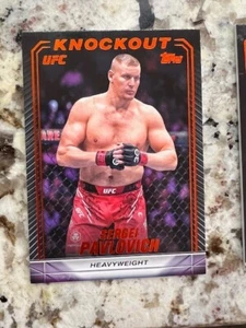2024 Topps UFC Knockout Orange Parallel Card Sergei Pavlovich #28 - Bild 1 von 1