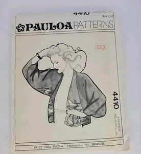 Pauloa Pattern 4410 Size XS - XL UNCUT Chabori Style Jacket Hawaiian - Picture 1 of 2