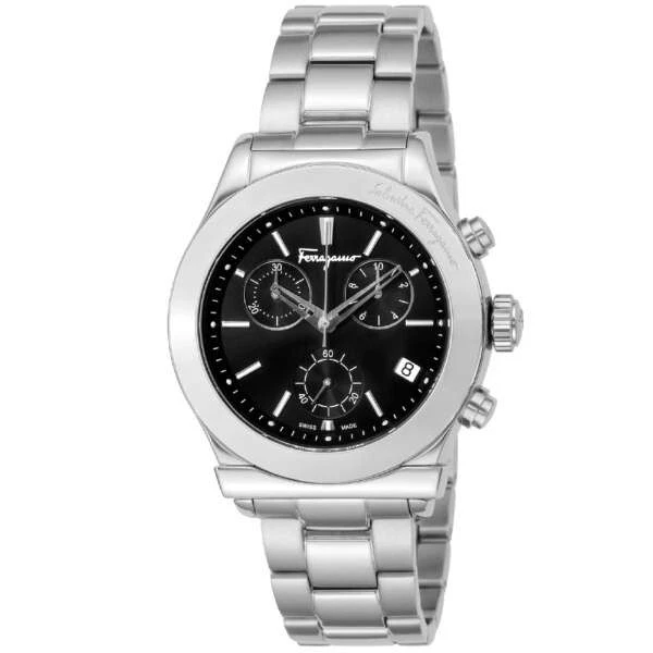 Salvatore Ferragamo Mens 1898 Chrono Watch Sfh600418