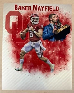 Baker Mayfield 16x20 Metallic Foto Poster Oklahoma Sooners Bucs - Bild 1 von 1