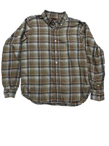 Marmot Langarm grün kariertes Flanellhemd Herren Größe Large - Bild 1 von 12