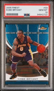 2005-06 Topps Finest #33 Kobe Bryant PSA 10 Gem Mint - Bild 1 von 2