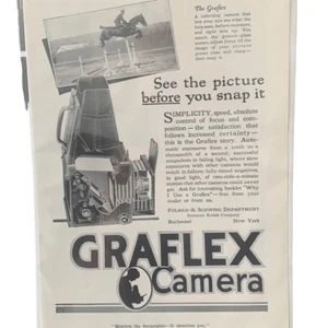 Vintage 1918 Graflex Camera Advertisement Ad Advertising - Picture 1 of 5