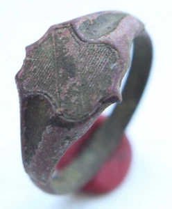 Anillo de bronce patriótico alemán original de la Primera Guerra Mundial (Y23-06-02) - Imagen 1 de 4