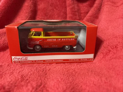 Camioneta Volkswagen T1 1962 Coca-Cola escala 1:43 modelo diecast - Motor City 442338 Foto 1 de 4