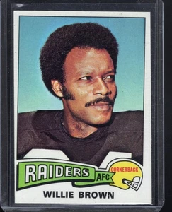 1975 Topps #95 Willie Brown Near Mint ( OC ) , Free Shipping - Picture 1 of 2