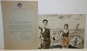 1930's Cocomalt Buck Rogers in the 25th Century Picture With Letter Premium - Picture 1 of 3