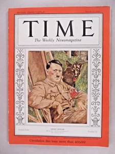Time Magazine - March 13, 1933 ~~ Adolf Hitler - Picture 1 of 7