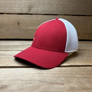 Maverick Oilfield Supply Small Medium Red Fitted New Era Hat Cap - Picture 1 of 9
