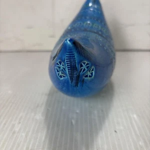 Blue FLAVIA Figurine Ornament Bird Ceramic Interior BITOSSI Rimini - Picture 1 of 11