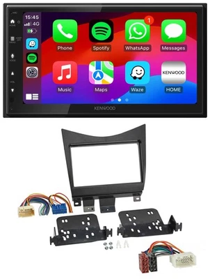 Kenwood MP3 USB DAB 2DIN Bluetooth Autoradio für Honda Accord 02-08 schwarz - Bild 1 von 4