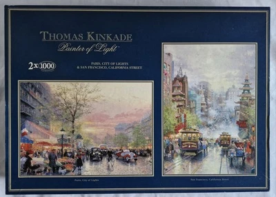Gibsons Thomas Kinkade Painter of Light x2 1000 Piece Jigsaw Puzzles - Image 1 of 4