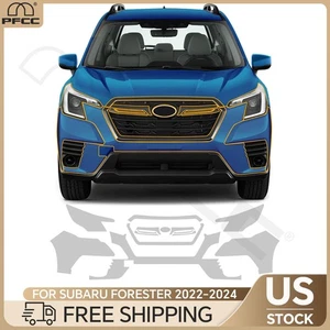 For Subaru Forester 2022-2024 Front Bumper Precut Paint Protection Film PPF TPU - Picture 1 of 20