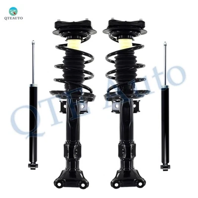 Juego de 4 amortiguadores delanteros rápidos completos puntal trasero para Mercedes-Benz C300 2008-2011 tracción trasera Foto 1 de 4