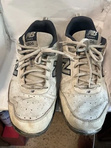 New Balance 806 Mens White Tennis Shoes US Size 12 Pre-owned - Picture 1 of 5