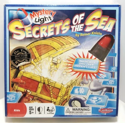 Jogo Mystery Light Secrets of the Sea por Reiner Knizia Play Room 5+ Novo lacrado - Imagem 1 de 2